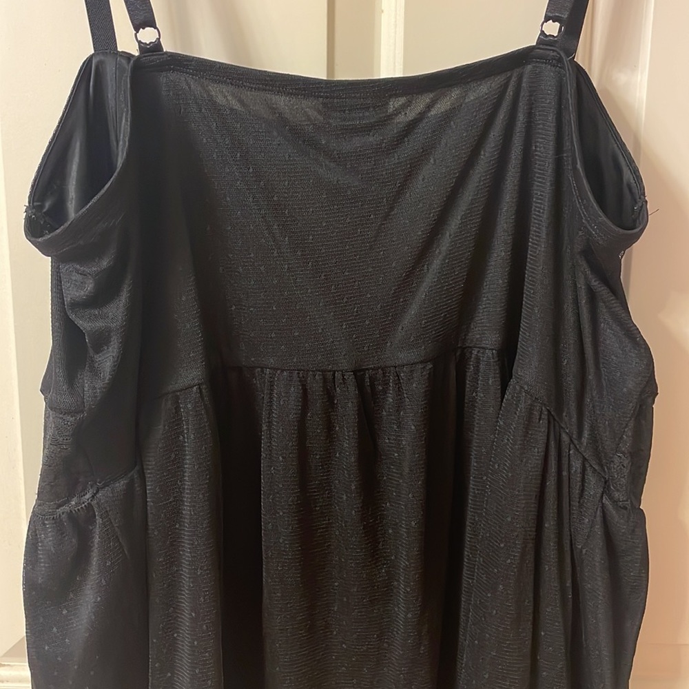 Torrid Lace and Tulle Black Tank Top Cami Size 3 - Picture 8 of 12